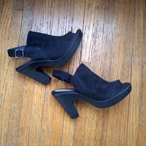 Black Carmina Heels by SoleSensability , Size 10